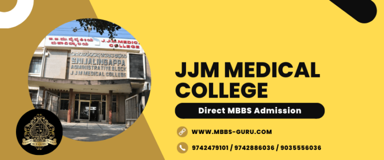 Read more about the article JJM Medical College Direct MBBS Admission
